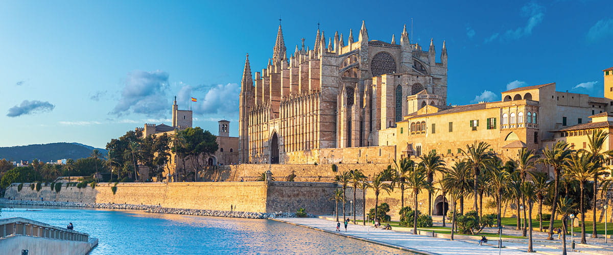 The Cathedral of Majorca in Palma